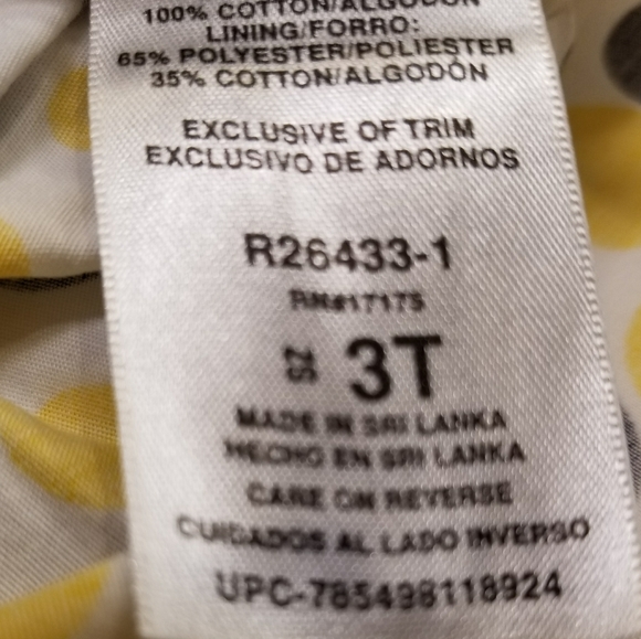 Dainty polka dot toddler dress - Picture 4 of 5